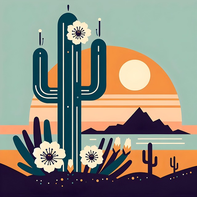 Free cactus nature succulent illustration