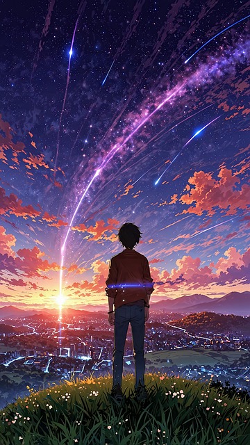 Free ai generated boy comet illustration