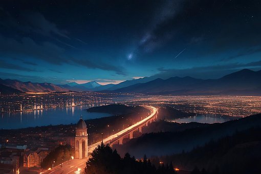 Free Landscape Scenery illustration and picture