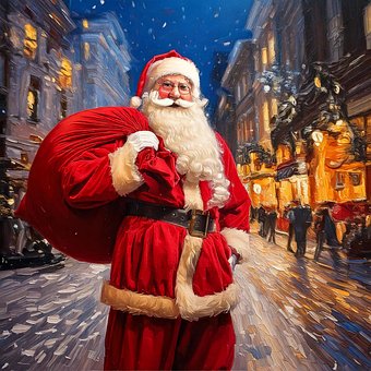 Free Santa Claus Christmas illustration and picture
