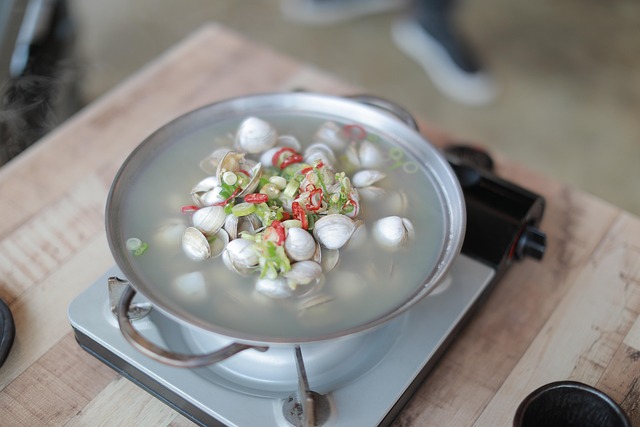 Knall, Muschel, Essen, Koreanisch