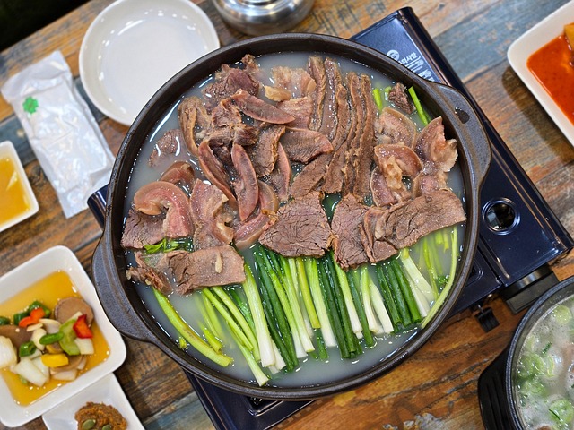 Suculento, Coreano, Bob, Carne