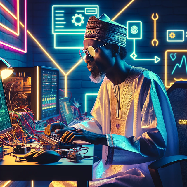 Free Man Fulani illustration and picture