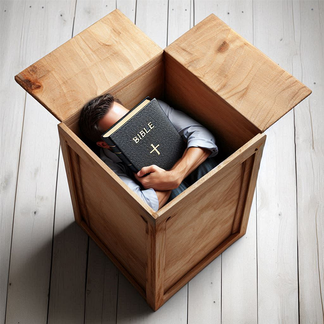 Free Box Man illustration and picture