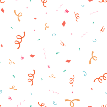 Free Confetti Seamless Pattern illustration and picture