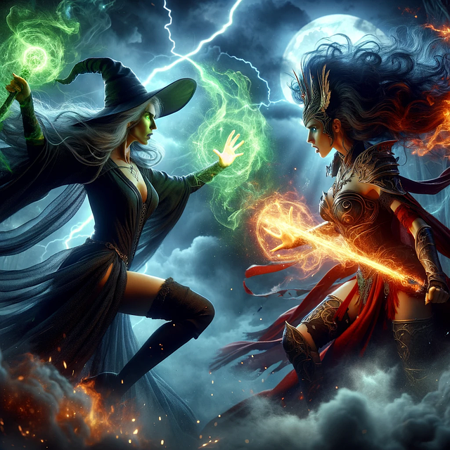 Free Jezebel Witch illustration and picture