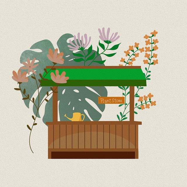 Free monstera flowers plants illustration