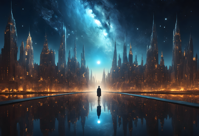 Free metropolis city architecture illustration