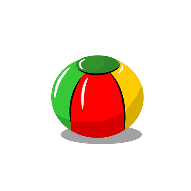 Free ball beach ball toy illustration