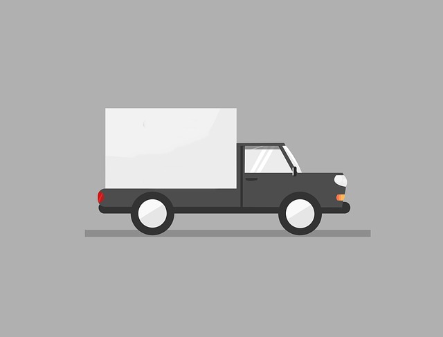 Free truck transport car illustration