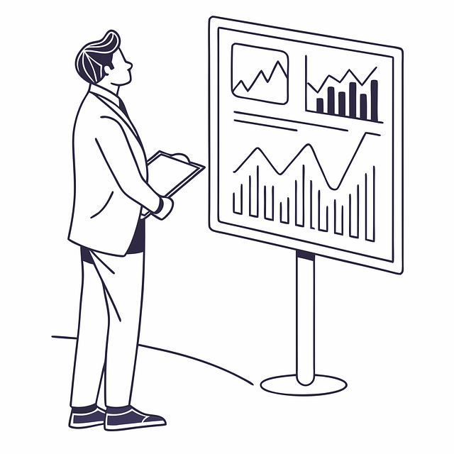 Free man stock market vector
