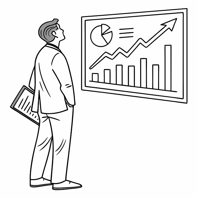 Free man stock market vector