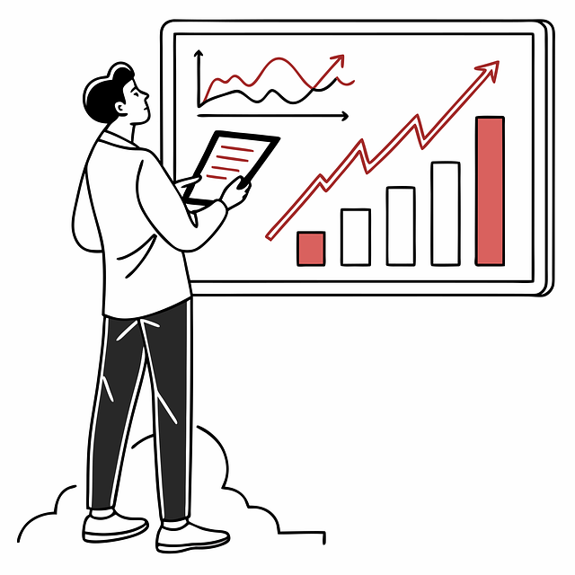 Free man stock market vector