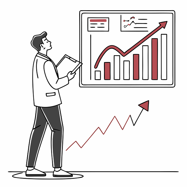 Free man stock market vector