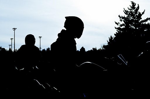 Free Motorcycle Silhouette photo and picture