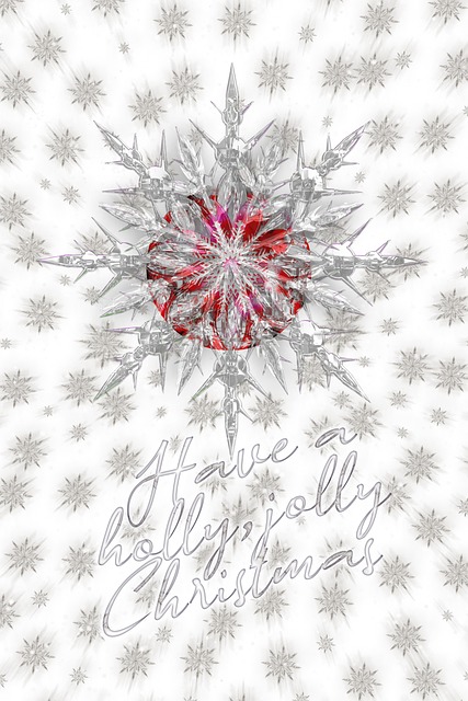 Free snowflake fractal abstract illustration