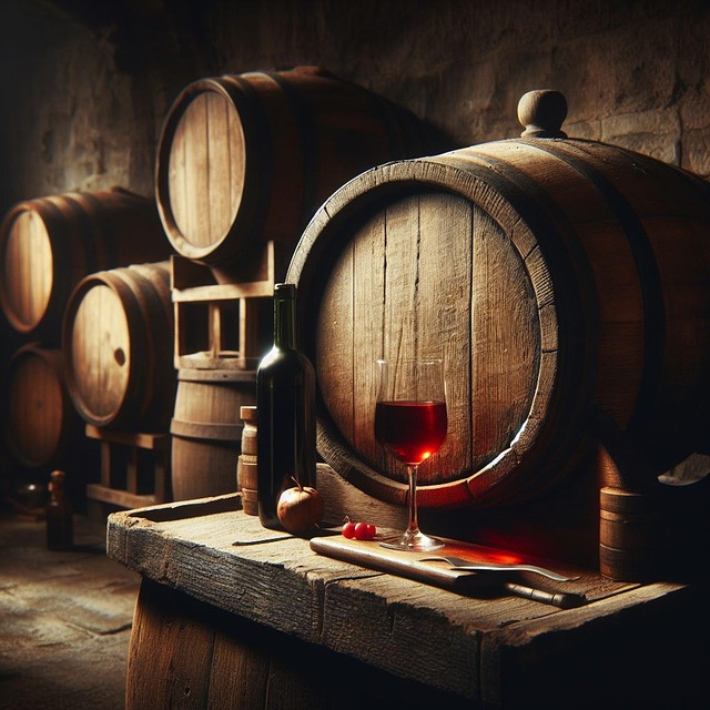Free ai generated wine cellar wine illustration