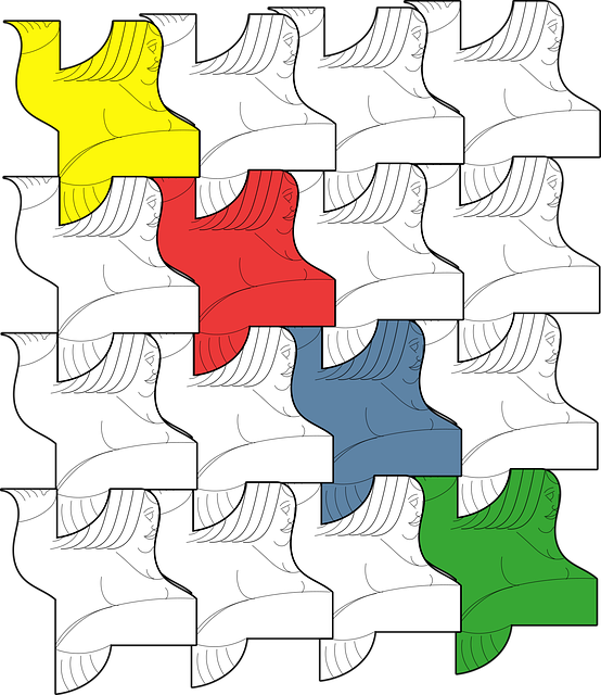 Free Tessellation Woman vector and picture