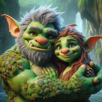 Free Ai Generated Ogre illustration and picture