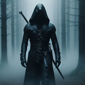 Assassin, Mörder, Krieger, Kostüm, Säbel