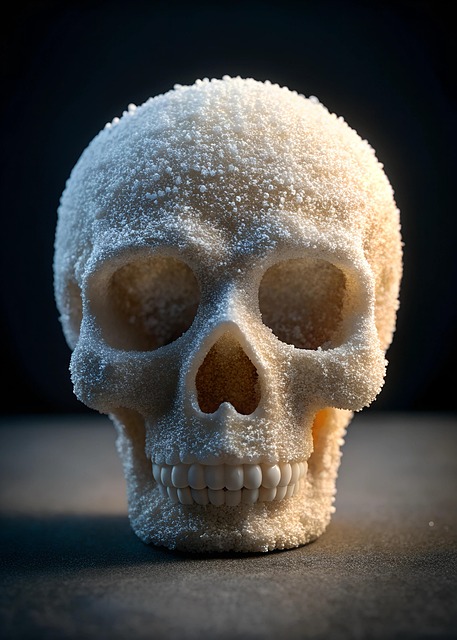 Free ai generated skull skeleton illustration