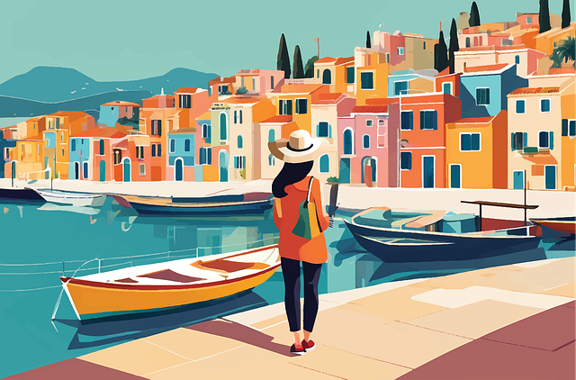 Free ai generated cinque terre italy vector