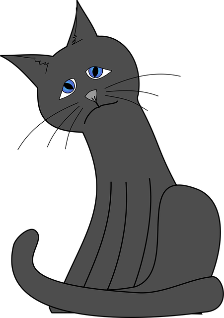 Free Cat Sad vector and picture