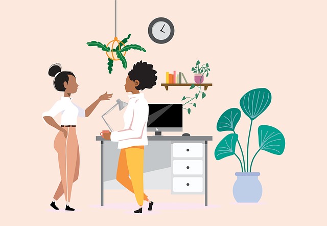 Free people talking women illustration