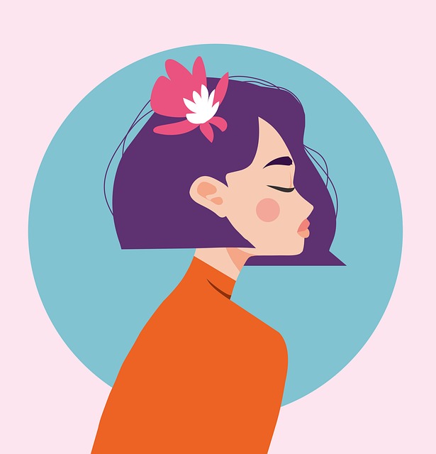 Free woman cartoon portrait vector