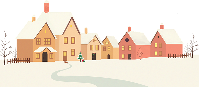 Vinter, Sne, Sner, Sæson, Hus, Julen