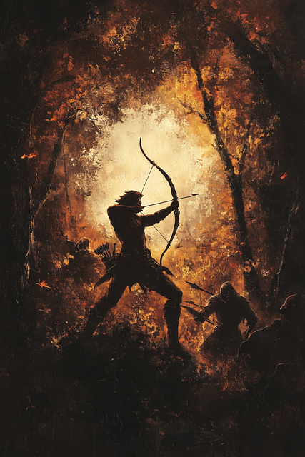Free ai generated robin hood mythology illustration
