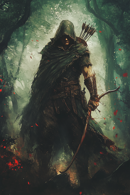 Free ai generated robin hood mythology illustration