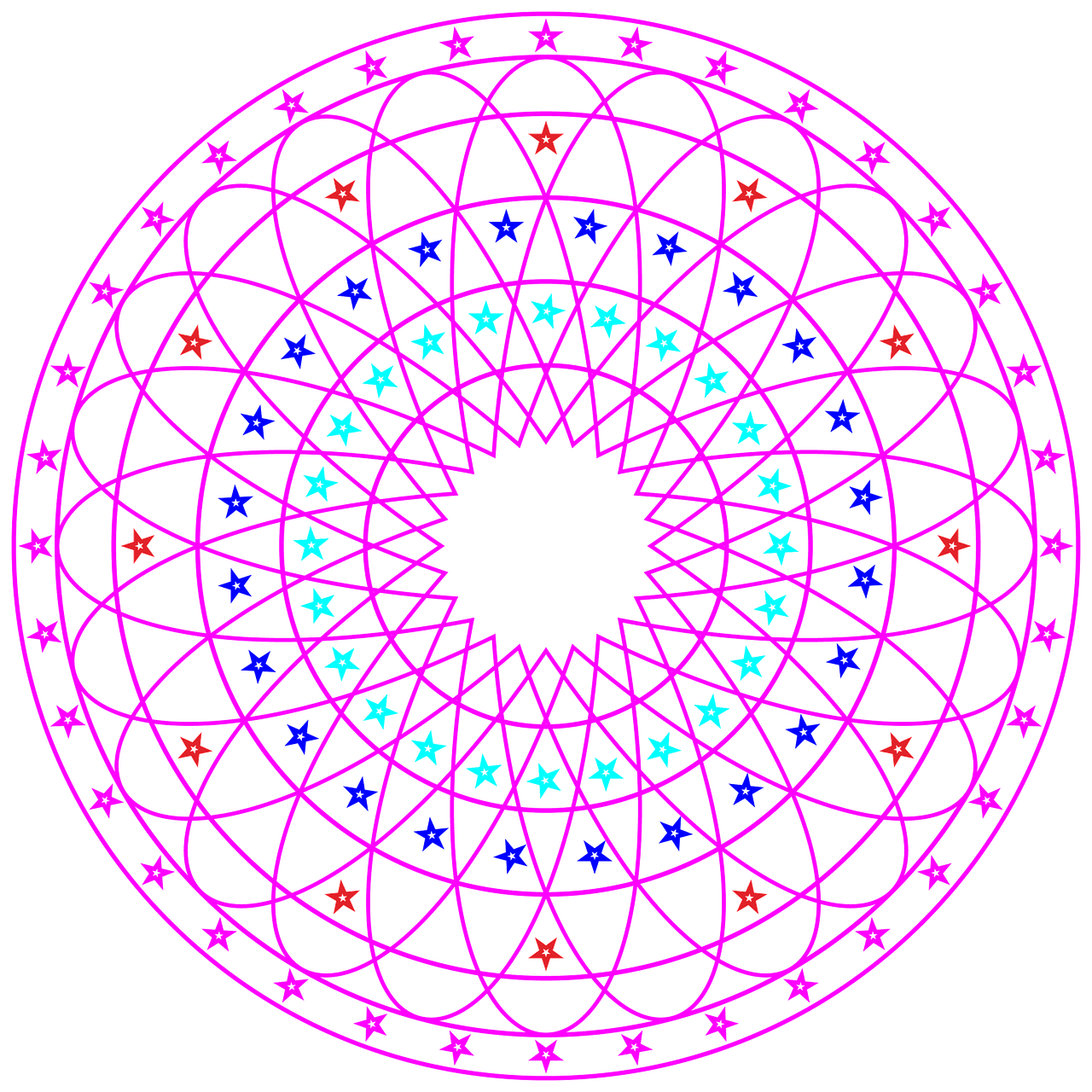 Download free HD stock image of Mandala Floral Free mandala floral pattern illustration