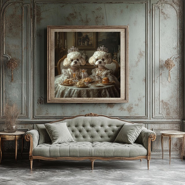 Free ai generated living room illustration