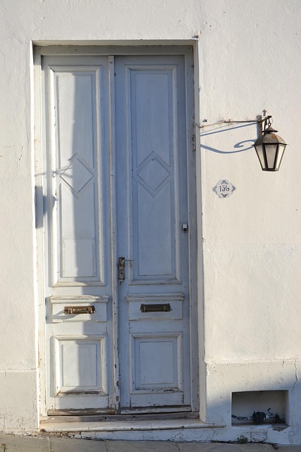 Portão, Porta, Muro, Casa, Arquitetura