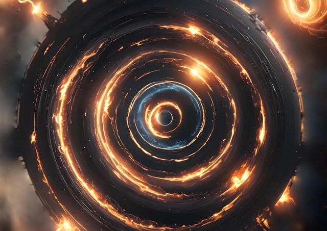 Free wormhole portal fantasy illustration