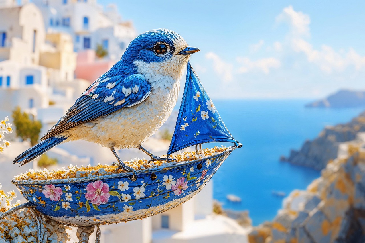 Download free HD stock image of Ai Generated Bird Free ai generated bird boat illustration
