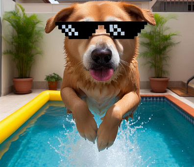 Free Dog Glasses illustration and picture