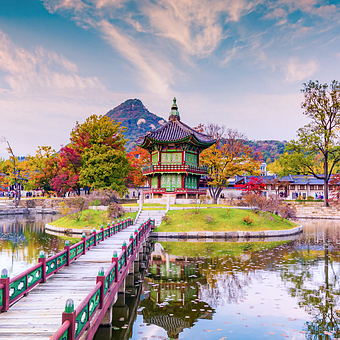Corea Del Sur, Edificio, Ciudad, Hermosa
