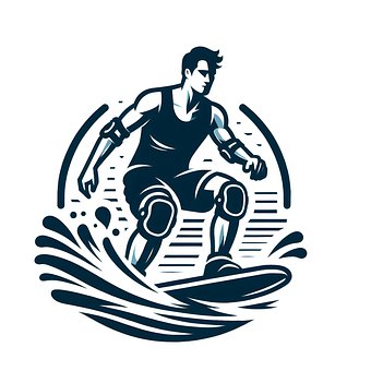 Ai Generiert, Surfen, Kneeboarden