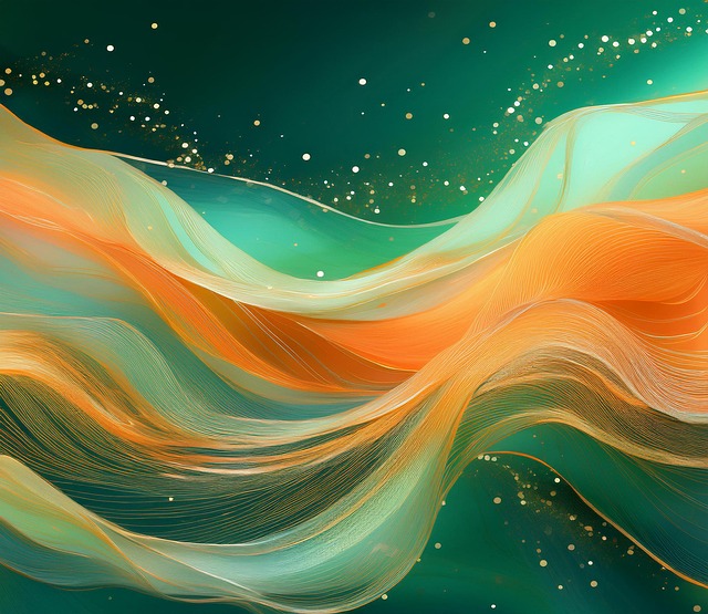 Free ai generated waves veil illustration