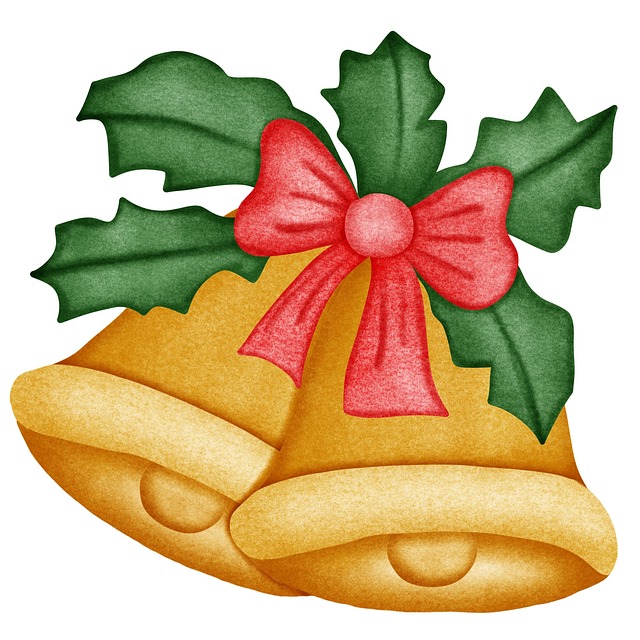 Free bell christmas church illustration