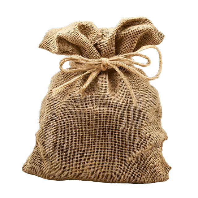 Free burlap bag money bag cash sack illustration