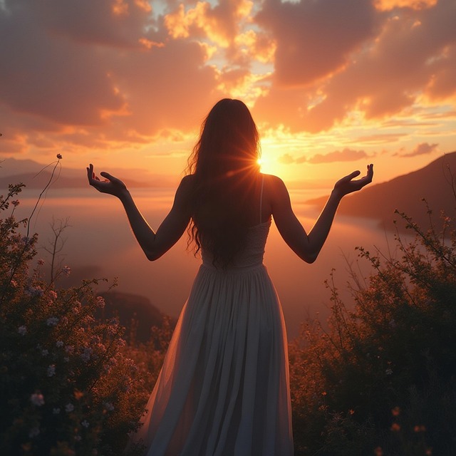 Free worship praise christian illustration