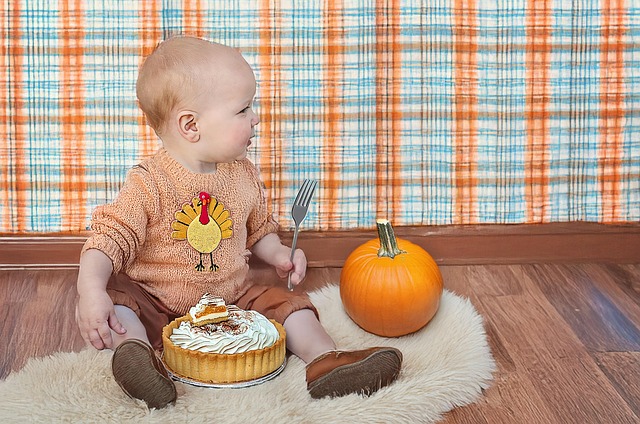 boy, toddler, thanksgiving, pumpkin pie, dessert, fall, autumn, thanksgiving dinner