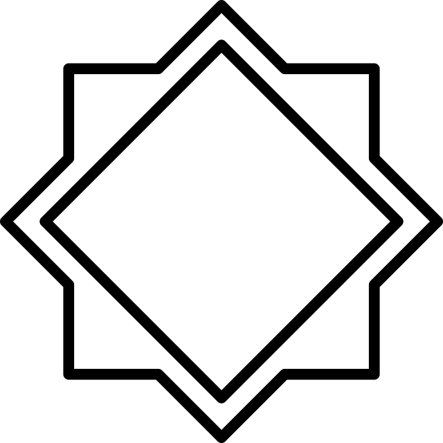 Free rhombus geometric design vector