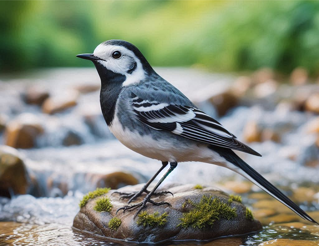 Ai Generiert, Pied Wagtail, Vogel