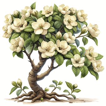 Baum, Blumen, Natur, Frühling, Garten