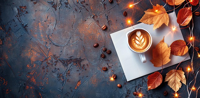 Free ai generated coffee autumn illustration