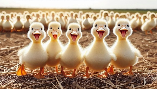 Free ai generated nature duck illustration